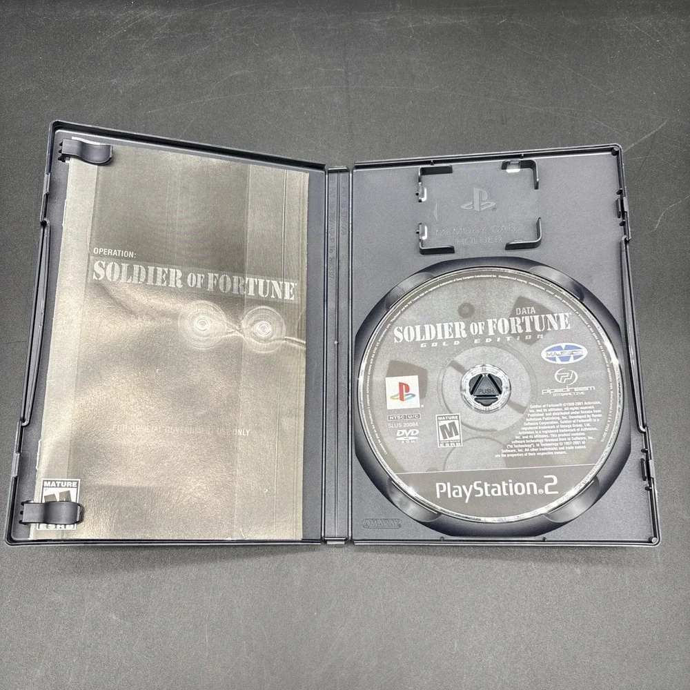 Soldier of Fortune: Gold Edition (Sony PlayStation 2, 2001) Complete CIB